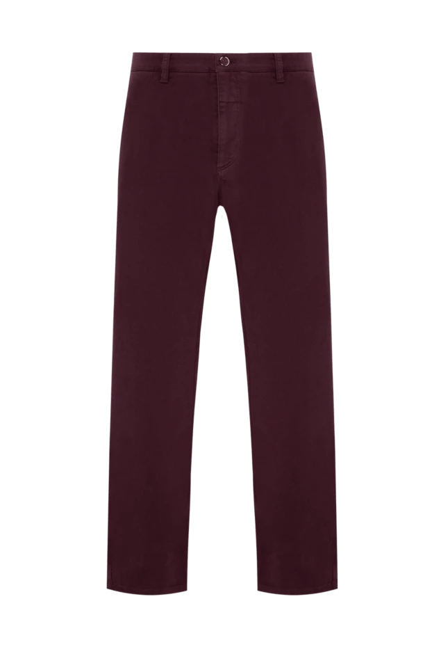 Zilli man cotton jeans burgundy for men купить с ценами и фото 152875 - photo 1