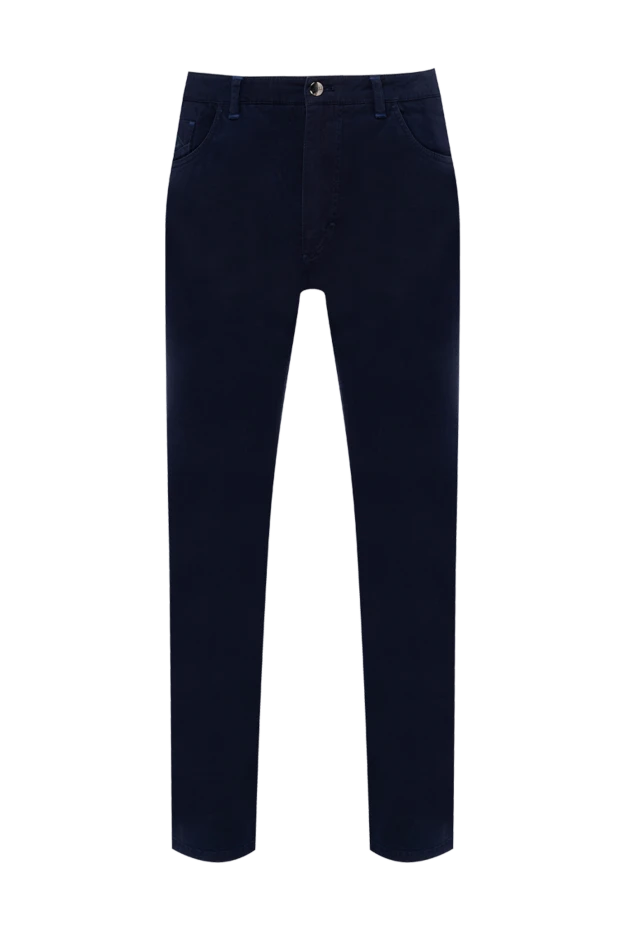 Zilli man blue cotton jeans for men купить с ценами и фото 152882 - photo 1