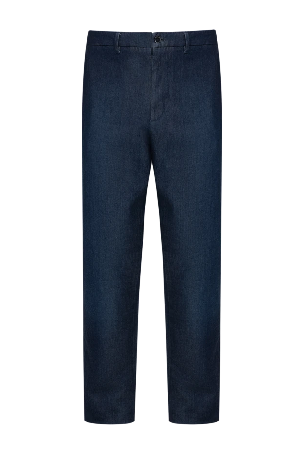 Zilli man cotton and polyamide blue jeans for men купить с ценами и фото 152893 - photo 1