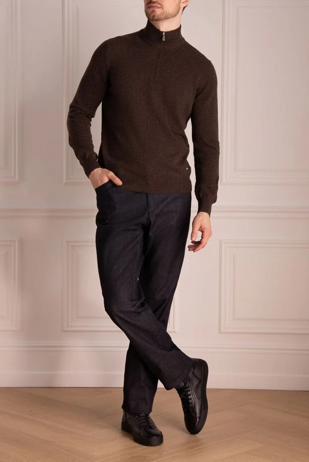 Zilli man gray cotton jeans for men купить с ценами и фото 152898 - photo 2