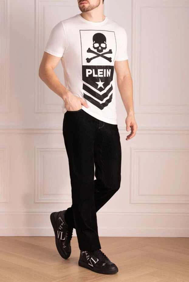 Zilli man cotton and polyester jeans black for men купить с ценами и фото 152904 - photo 2