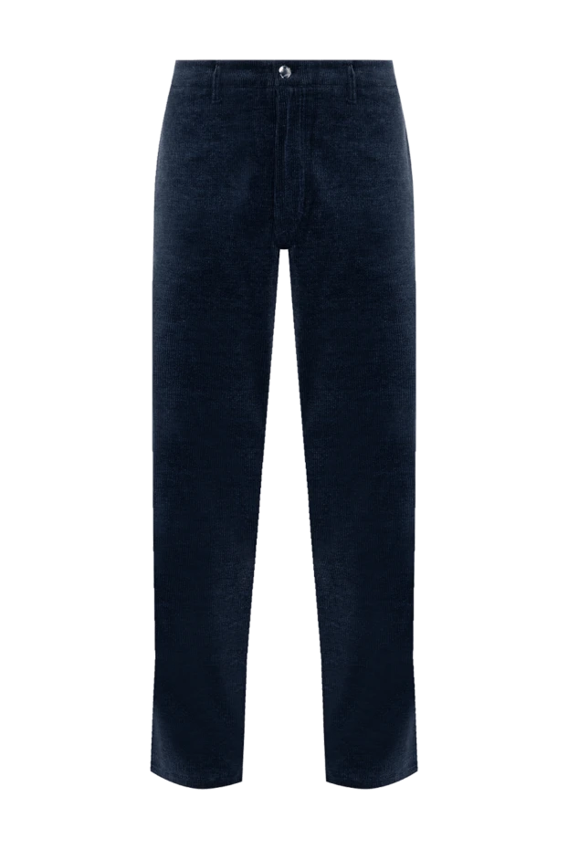 Zilli man blue cotton jeans for men купить с ценами и фото 152907 - photo 1