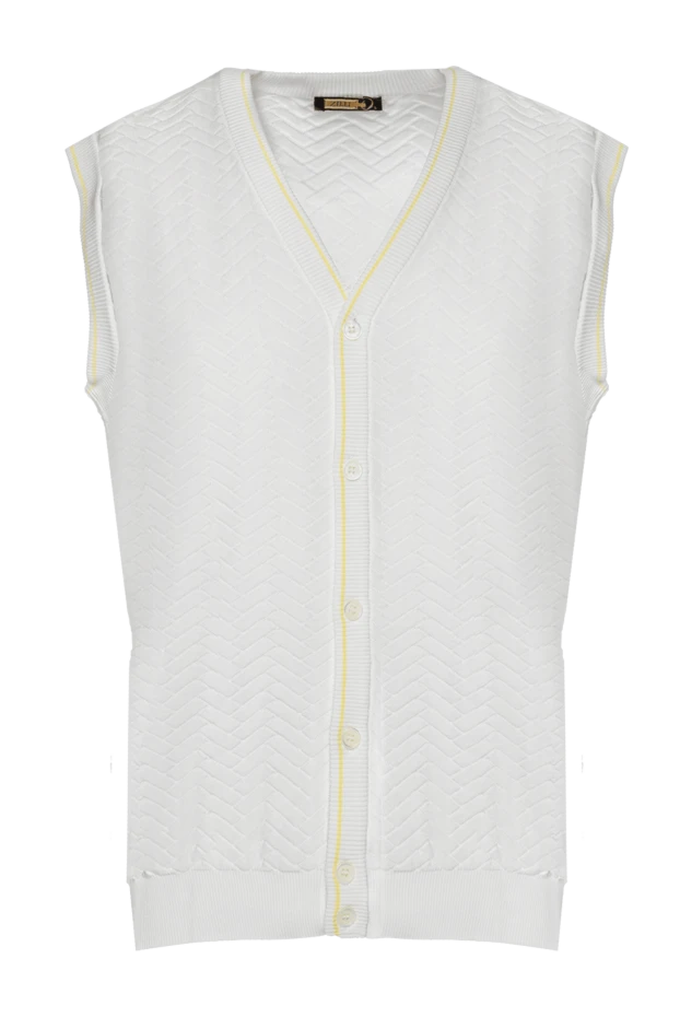 Zilli man white men's cotton vest купить с ценами и фото 152954 - photo 1