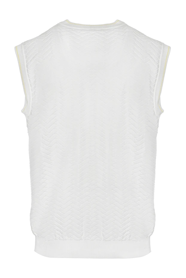 Zilli man white men's cotton vest купить с ценами и фото 152954 - photo 2