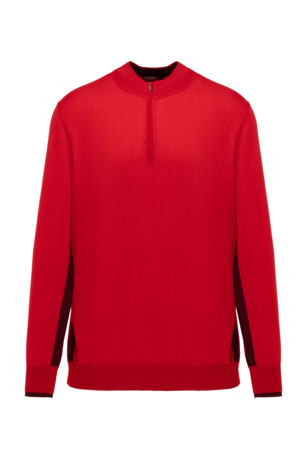 Zilli man cashmere and silk troyer red for men купить с ценами и фото 152965 - photo 1