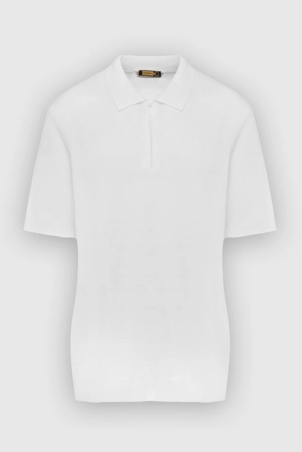 Zilli man silk and viscose polo white for men купить с ценами и фото 153008 - photo 1