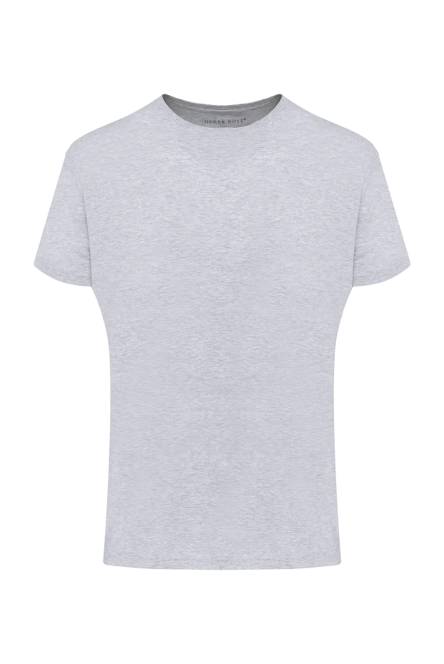 Derek Rose man t-shirt made of micromodal and elastane, gray for men купить с ценами и фото 153233 - photo 1