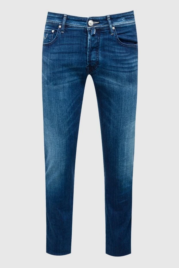 Jacob Cohen man cotton and elastomer jeans blue for men купить с ценами и фото 153242 - photo 1