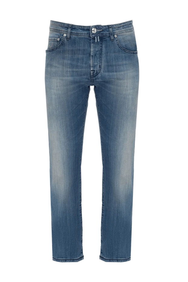 Jacob Cohen man blue cotton jeans for men купить с ценами и фото 153243 - photo 1