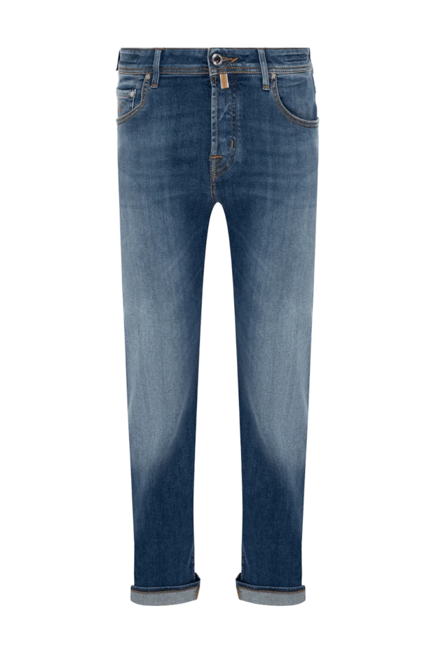 Jacob Cohen man cotton and elastomer jeans blue for men купить с ценами и фото 153253 - photo 1