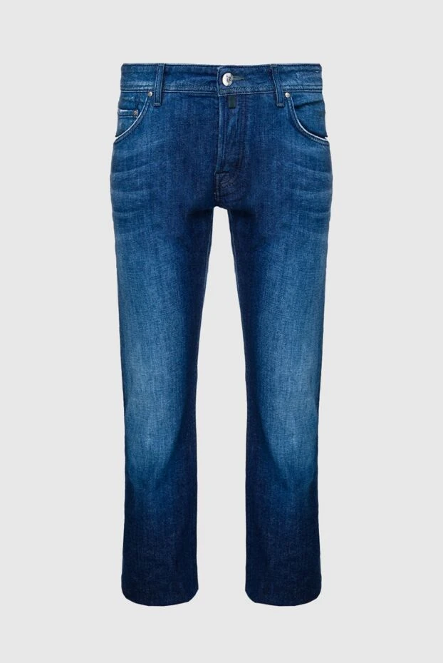 Jacob Cohen man blue cotton jeans for men купить с ценами и фото 153256 - photo 1