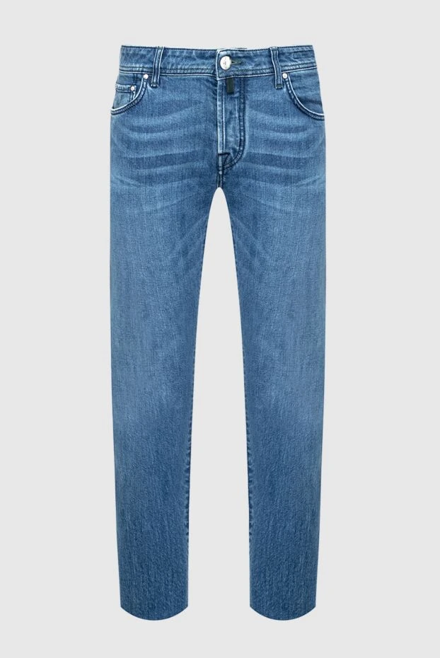 Jacob Cohen man blue cotton jeans for men купить с ценами и фото 153257 - photo 1