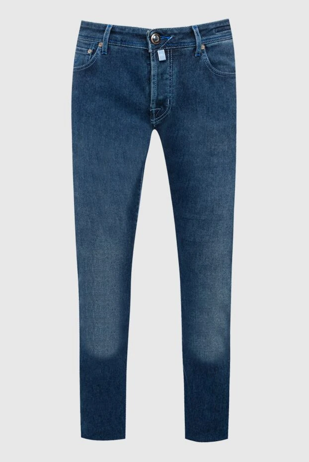 Jacob Cohen man cotton and polyester jeans blue for men купить с ценами и фото 153268 - photo 1