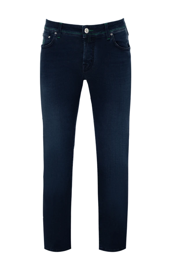 Jacob Cohen man cotton and polyester jeans blue for men купить с ценами и фото 153273 - photo 1