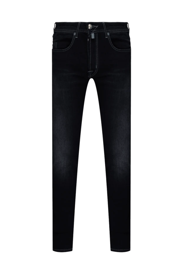 Jacob Cohen man blue cotton jeans for men купить с ценами и фото 153278 - photo 1