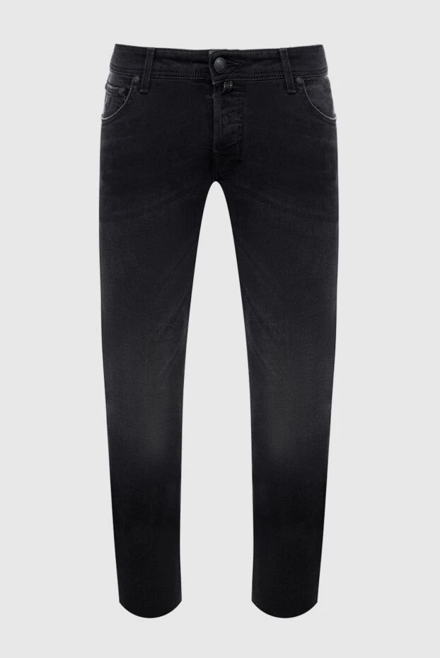 Jacob Cohen man black cotton jeans for men купить с ценами и фото 153285 - photo 1