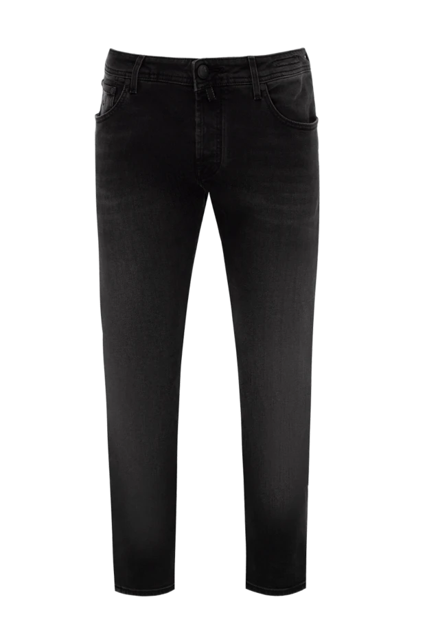 Jacob Cohen man black cotton jeans for men купить с ценами и фото 153286 - photo 1