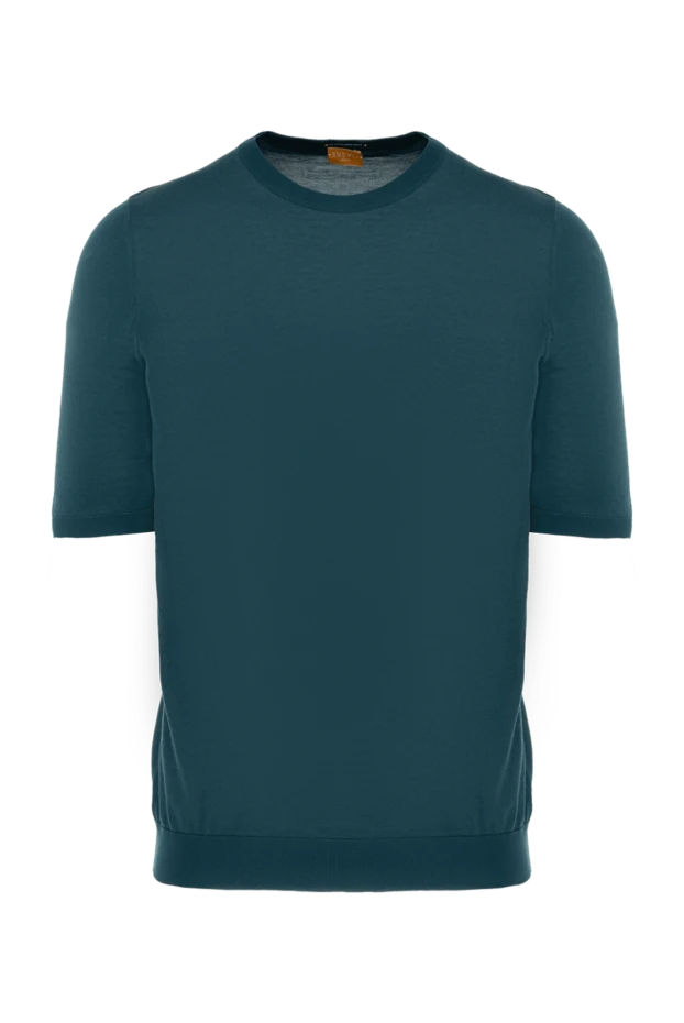 Svevo man green short sleeve cotton jumper for men купить с ценами и фото 153343 - photo 1