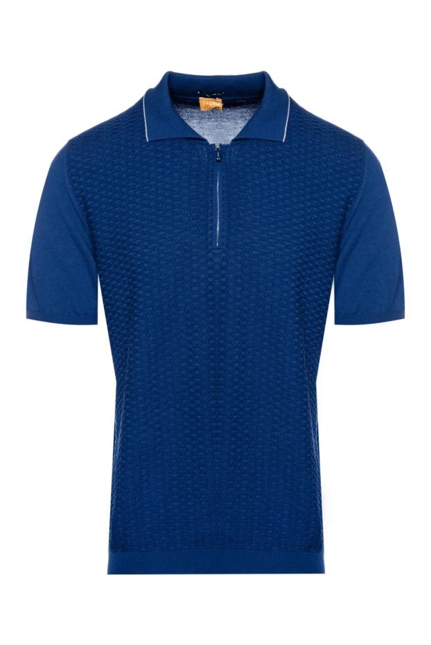 Svevo man cotton polo blue for men купить с ценами и фото 153346 - photo 1