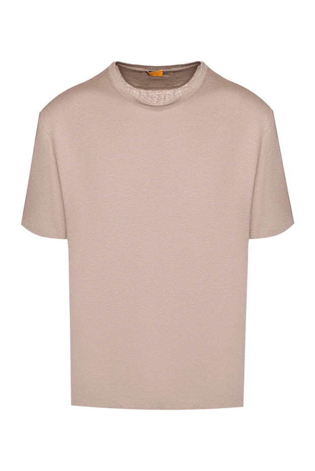 Svevo man gray linen and elastane t-shirt for men купить с ценами и фото 153348 - photo 1