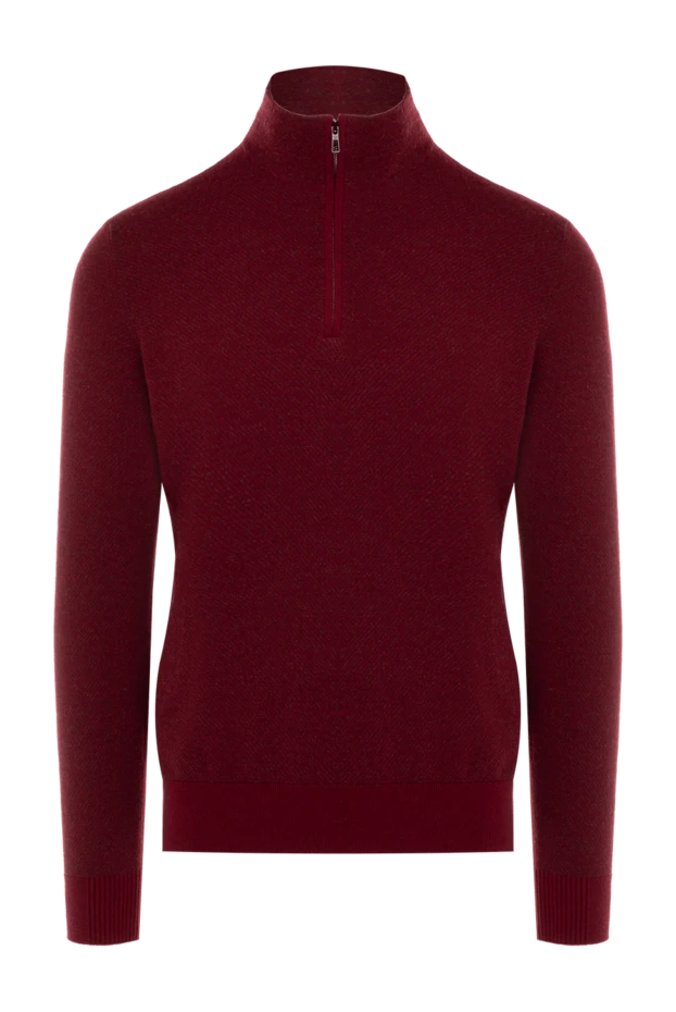 Loro Piana man cashmere troyer burgundy for men купить с ценами и фото 153357 - photo 1