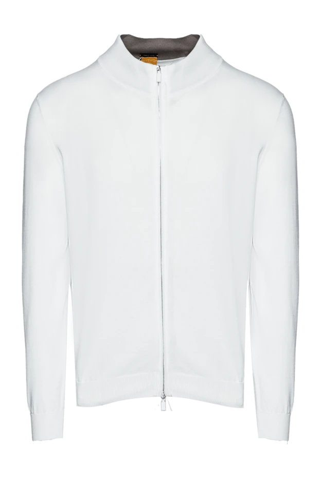 Svevo man white cotton sports jacket for men купить с ценами и фото 153422 - photo 1