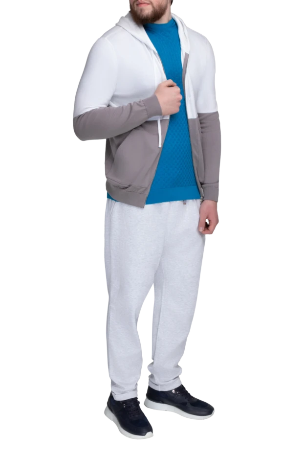 Svevo man white cotton sports jacket for men купить с ценами и фото 153422 - photo 2