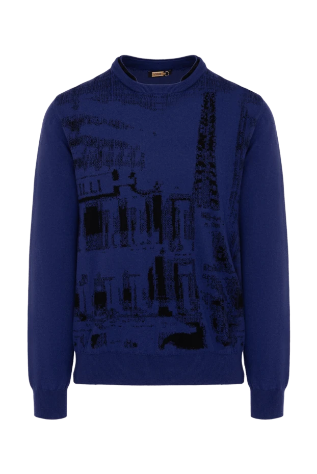 Zilli man cashmere jumper blue for men купить с ценами и фото 153497 - photo 1