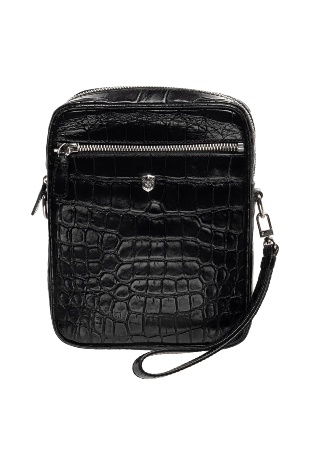 Tardini man black alligator shoulder bag for men купить с ценами и фото 153610 - photo 1