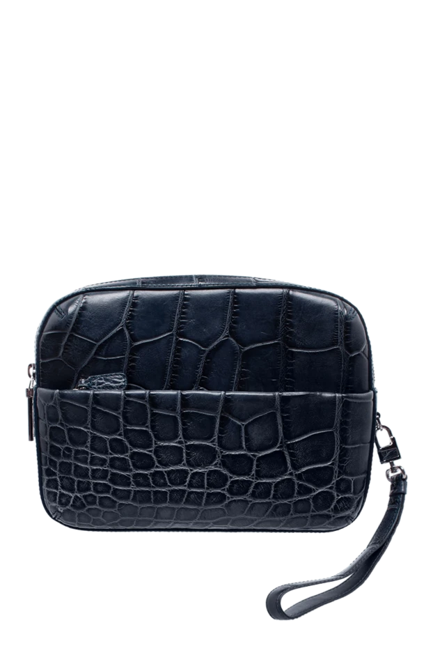 Tardini man men's blue alligator leather clutch купить с ценами и фото 153614 - photo 1