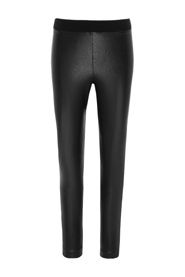 D.Exterior woman black polyurethane and viscose trousers for women купить с ценами и фото 153702 - photo 1