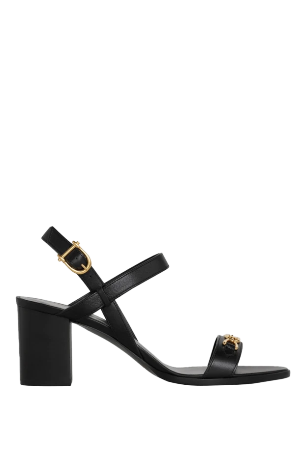 Celine woman black leather sandals for women купить с ценами и фото 153752 - photo 1