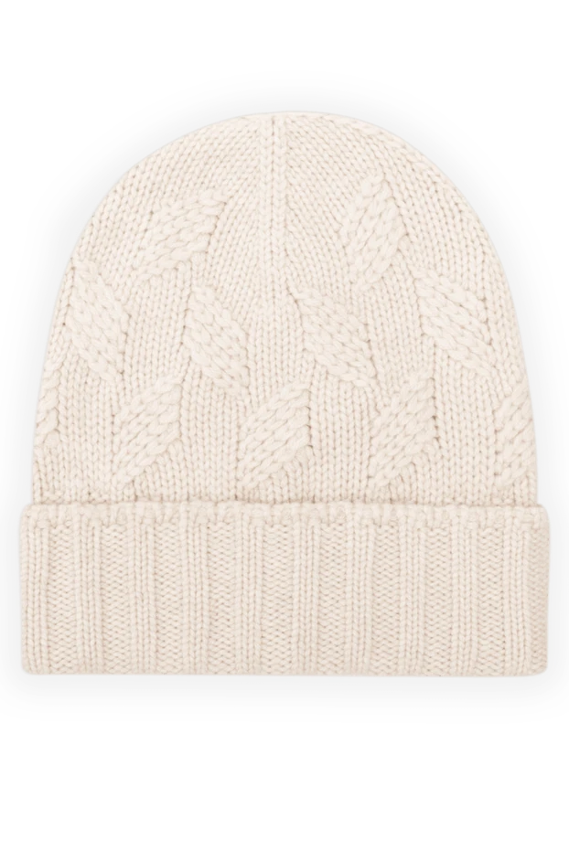 Gran Sasso man beige cashmere hat for men купить с ценами и фото 153770 - photo 1