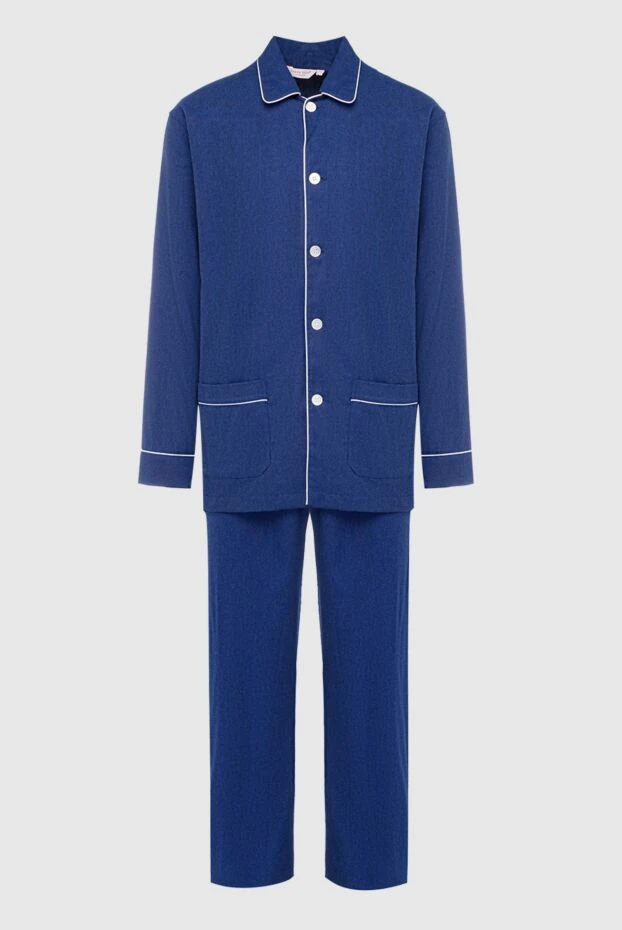 Derek Rose man blue cotton pajamas for men купить с ценами и фото 153809 - photo 1