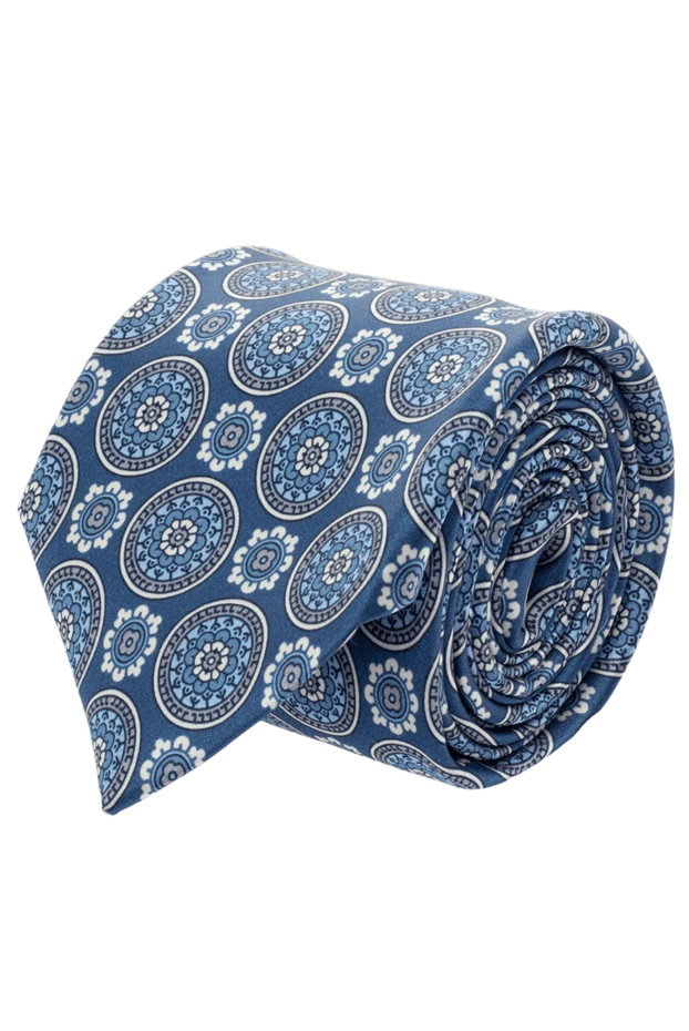 Corneliani man blue silk tie for men купить с ценами и фото 153827 - photo 1