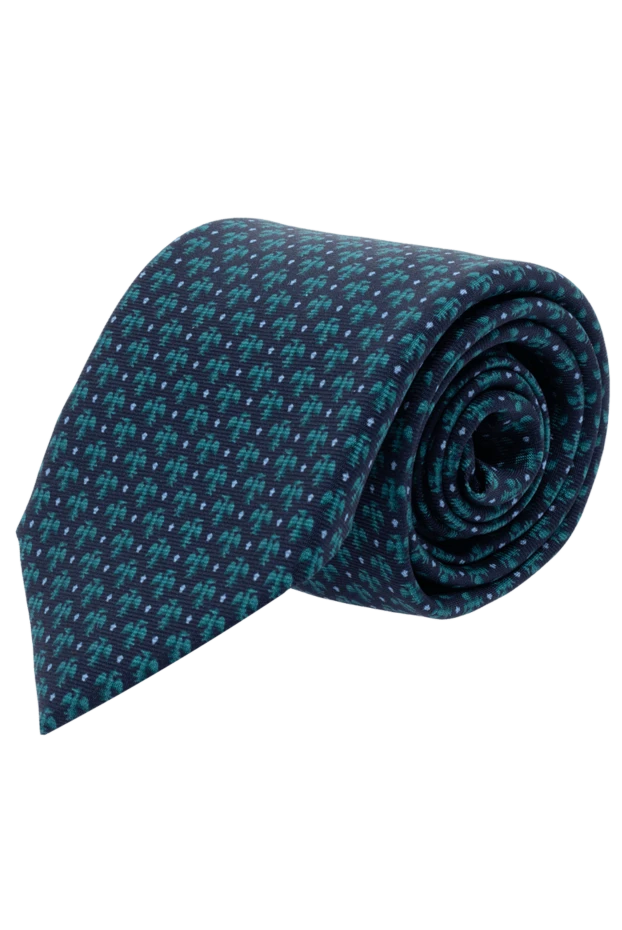 Corneliani man blue silk tie for men купить с ценами и фото 153829 - photo 1