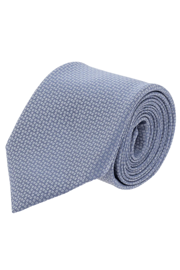 Corneliani man blue silk tie for men купить с ценами и фото 153838 - photo 1