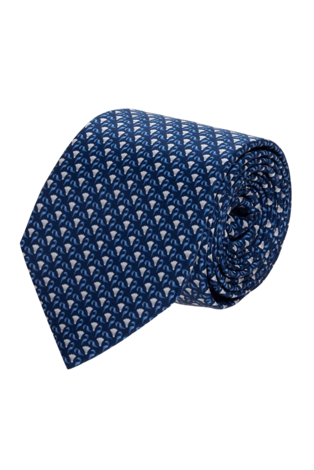 Corneliani man blue silk tie for men купить с ценами и фото 153841 - photo 1