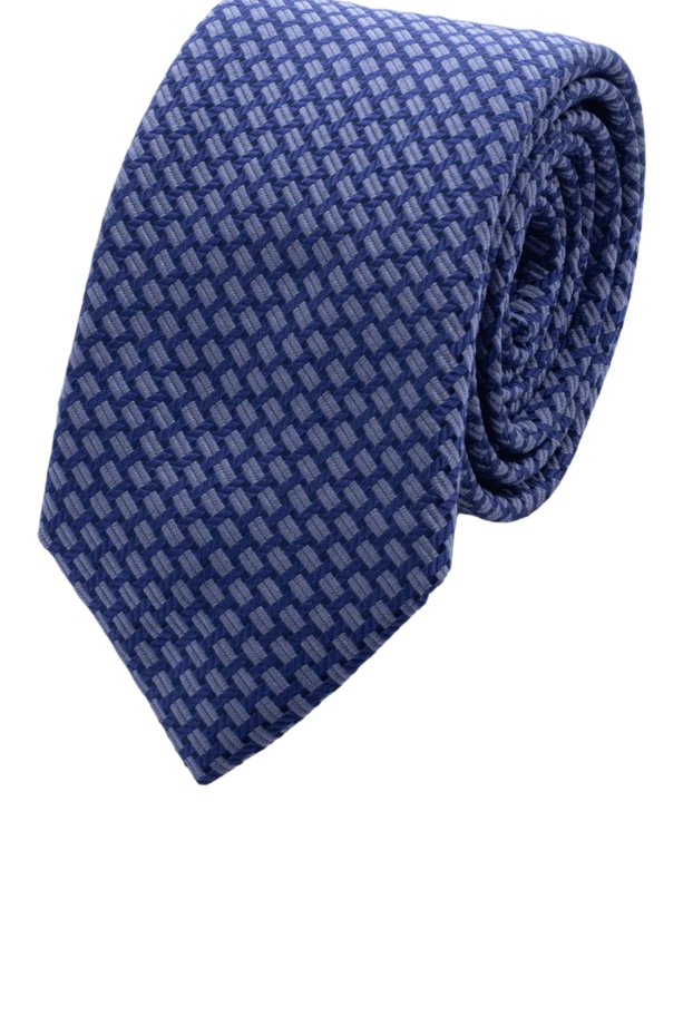 Corneliani man blue silk tie for men купить с ценами и фото 153844 - photo 1