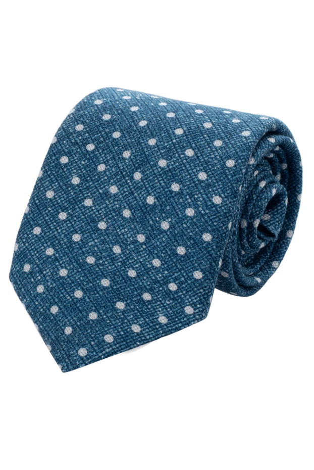 Corneliani man green silk and linen tie for men купить с ценами и фото 153850 - photo 1