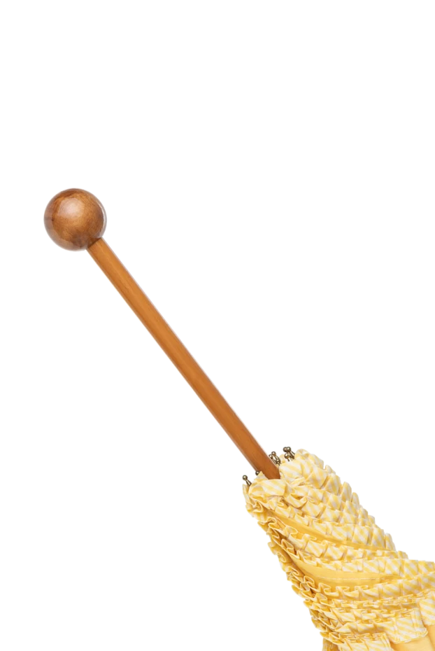 Pasotti yellow umbrella trimmed with ruffles and edging for women 153908 - photo 3