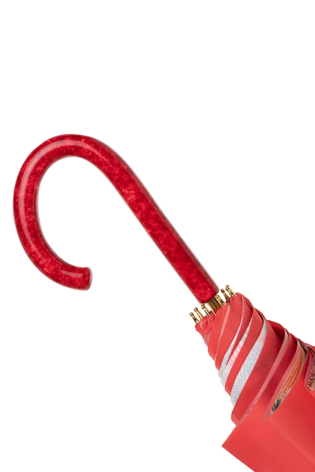 Pasotti red umbrella with bright print on the lining for women 153917 - photo 3