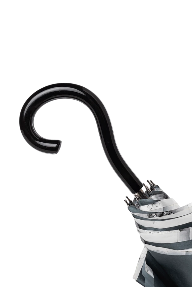 Pasotti grey umbrella with flowers on the lining 153919 - photo 3