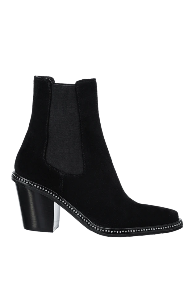 Fleur de Paris woman black suede boots for women купить с ценами и фото 153967 - photo 1