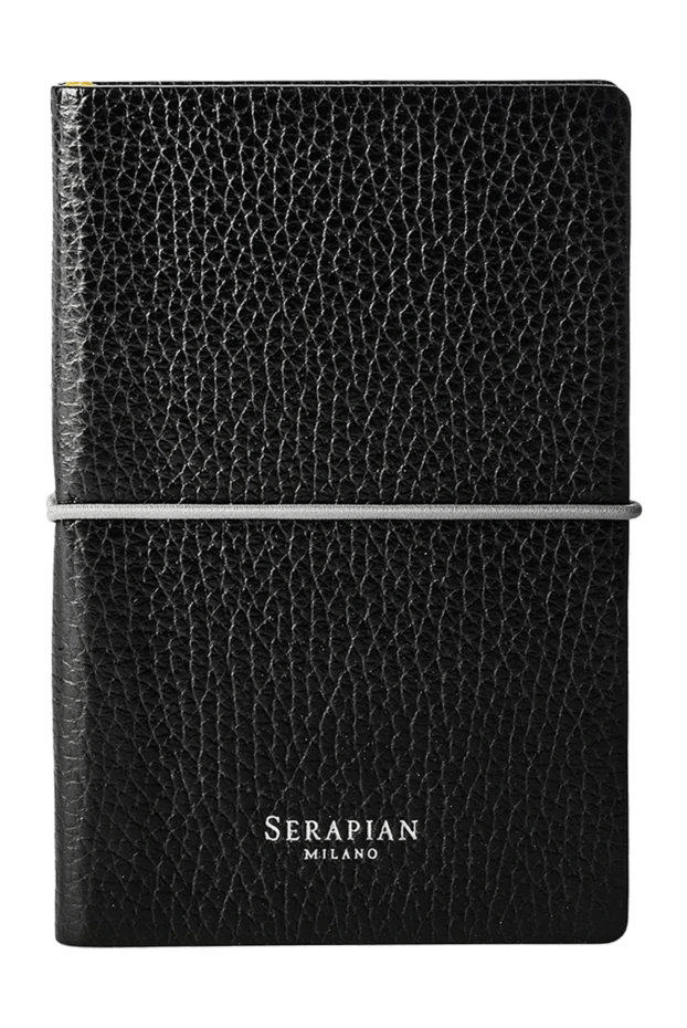 Serapian man genuine leather notepad black for men купить с ценами и фото 153983 - photo 1