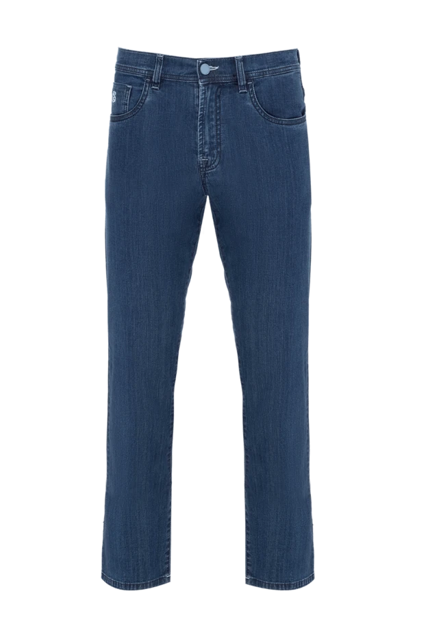 Scissor Scriptor man blue cotton jeans for men купить с ценами и фото 154019 - photo 1