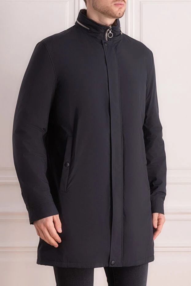 Seraphin men's blue extended fur-insulated zip jacket 154029 - photo 3