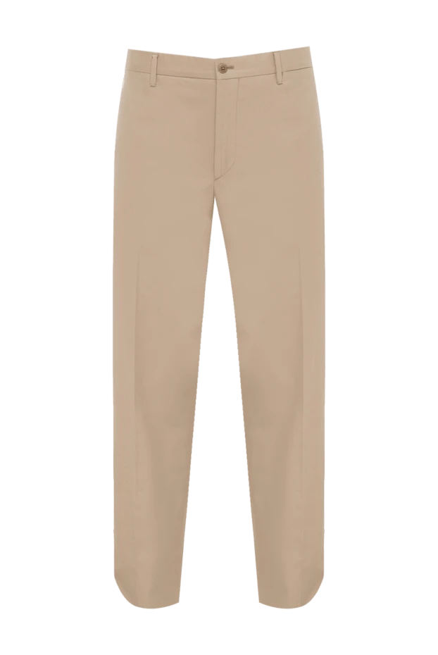 Zilli man beige cotton trousers for men купить с ценами и фото 154054 - photo 1