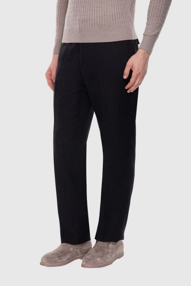 Zilli man men's gray wool trousers 154102 - photo 3