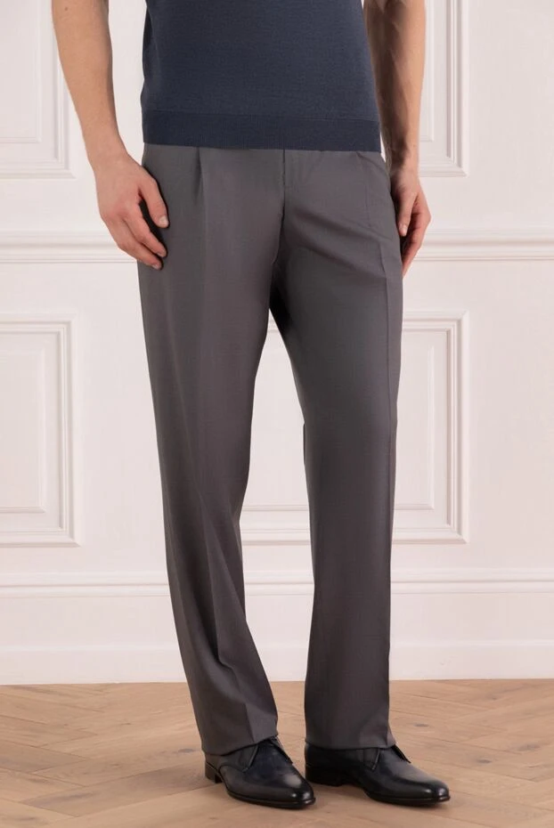 Zilli man black cashmere trousers for men 154112 - photo 3